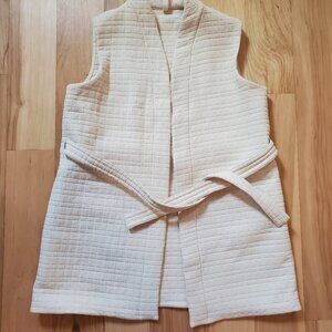 Lululemon Woven Fashion Vest with Pockets and Belt Size 8 Med